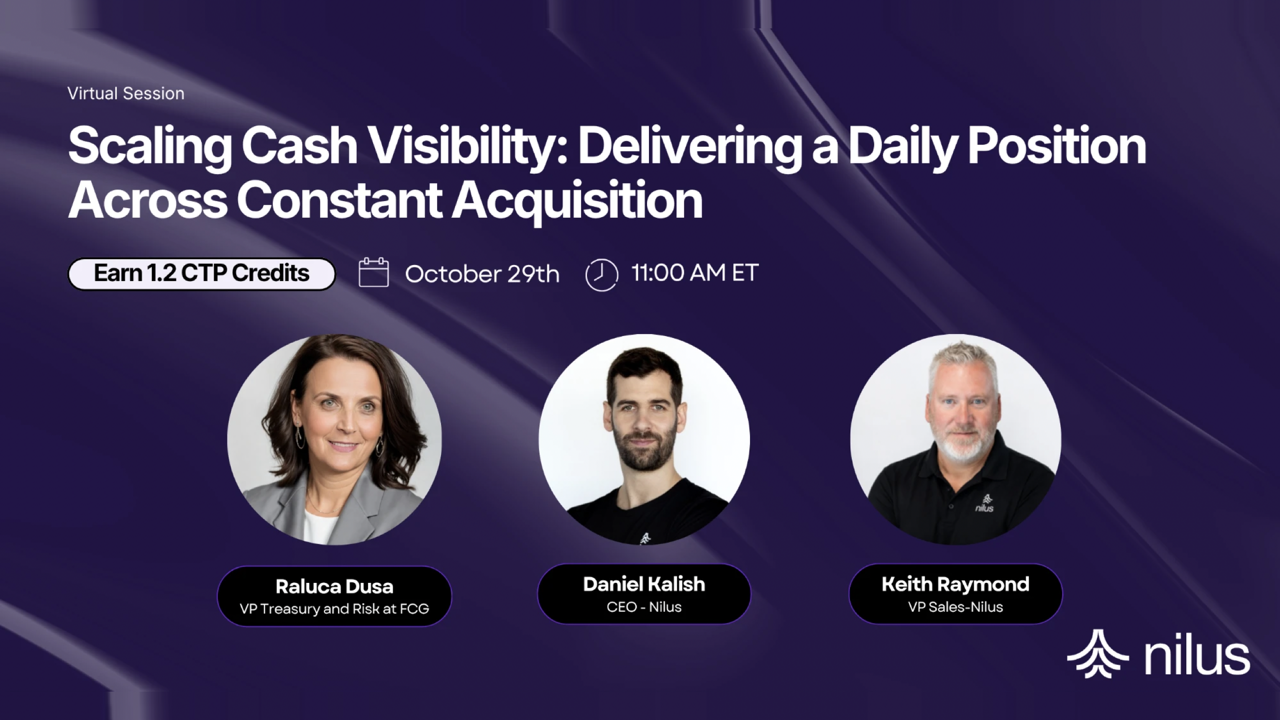 Scaling Cash Visibility: Delivering a Daily Position Across Constant Acquisition